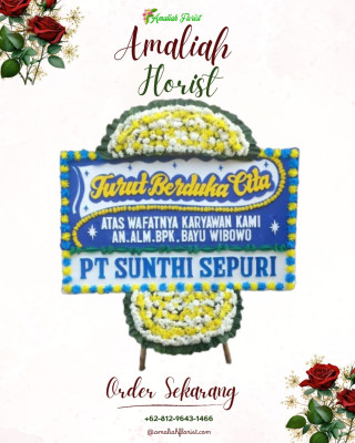 Papan Bunga Duka di Arjuna