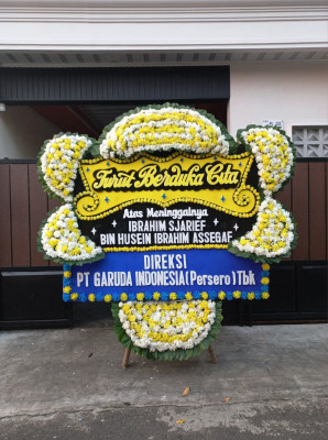 Papan Bunga Duka di Arjuna