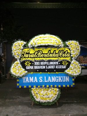 Papan Bunga Duka di Arjuna