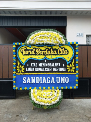 Papan Bunga Duka di Arjuna
