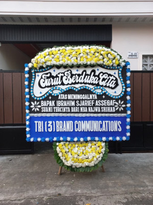 Papan Bunga Duka di Arjuna